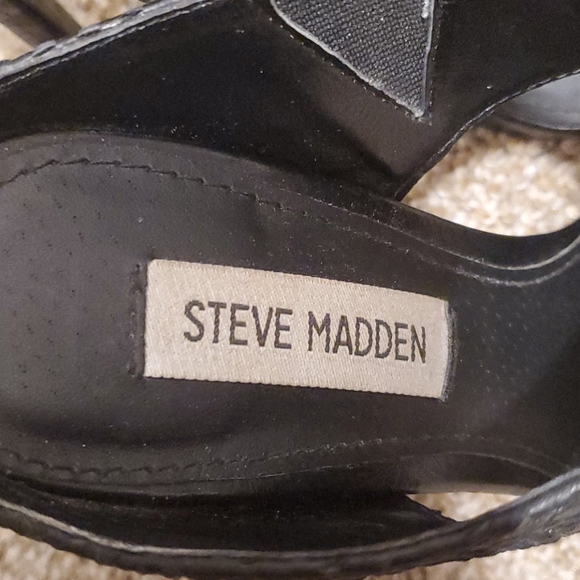 Steve Madden Midnight Heels size 6.5 - Picture 4 of 5